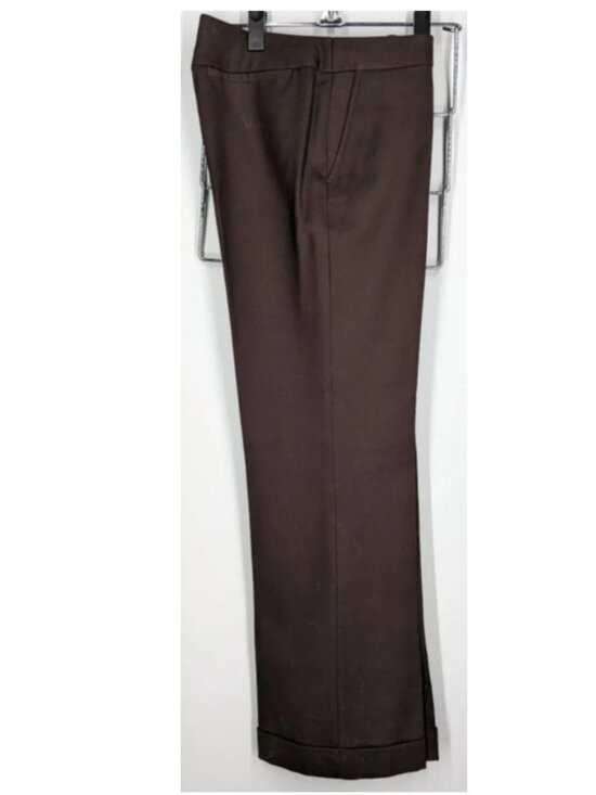 J. Crew Pants - JCrew classic dark brown wool slacks - US petite 2